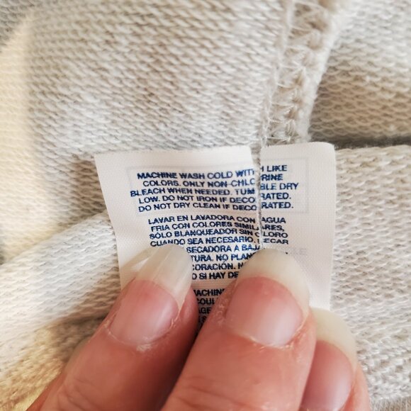 DELTA FLEECE for Citizen Maine SZ XL Men's Hello Sailor Graphic Sweatshirt Gray - Picture 7 of 8